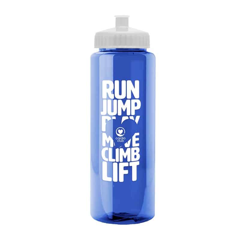 Custom Garyline® Guzzler Bottle with Push-Pull Lid - 32 oz. - 8