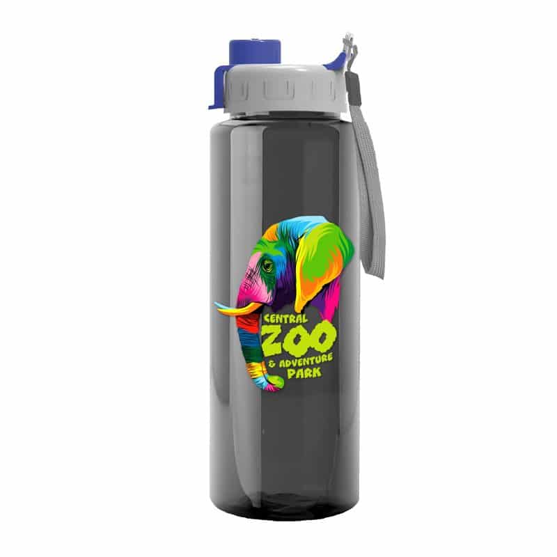 Custom Garyline® Guzzler Bottle with Quick-Snap Lid - 32 oz. - 1