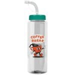 Custom Garyline® Guzzler Bottle with Straw Lid - 32 oz. - 1