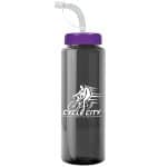 Custom Garyline® Guzzler Bottle with Straw Lid - 32 oz. - 3