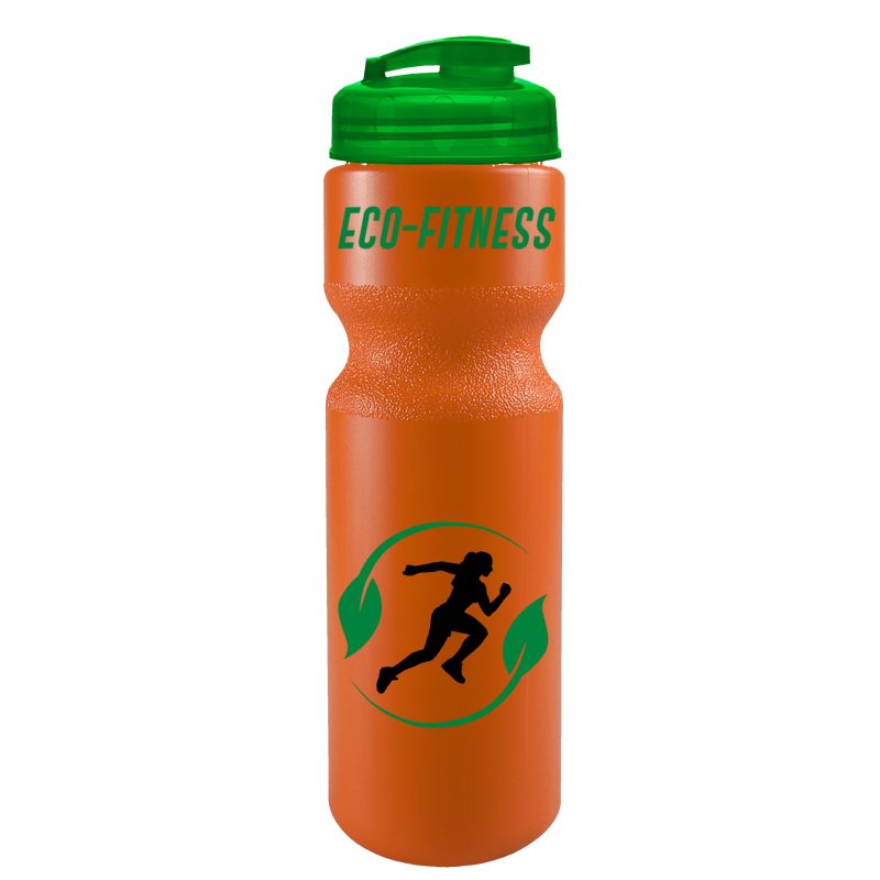 Custom Garyline® Journey Bike Bottle with Flip-Top Lid (Colors) - 28 oz. - 7