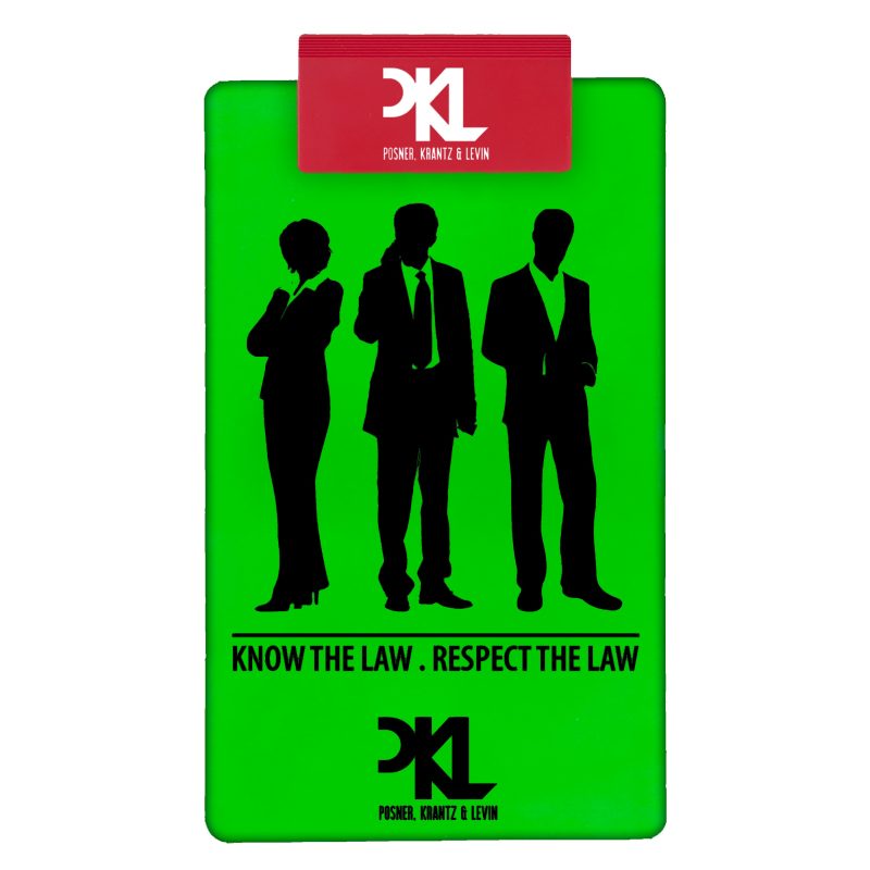 Custom Garyline® Legal Clipboard with Jumbo Clip - 2