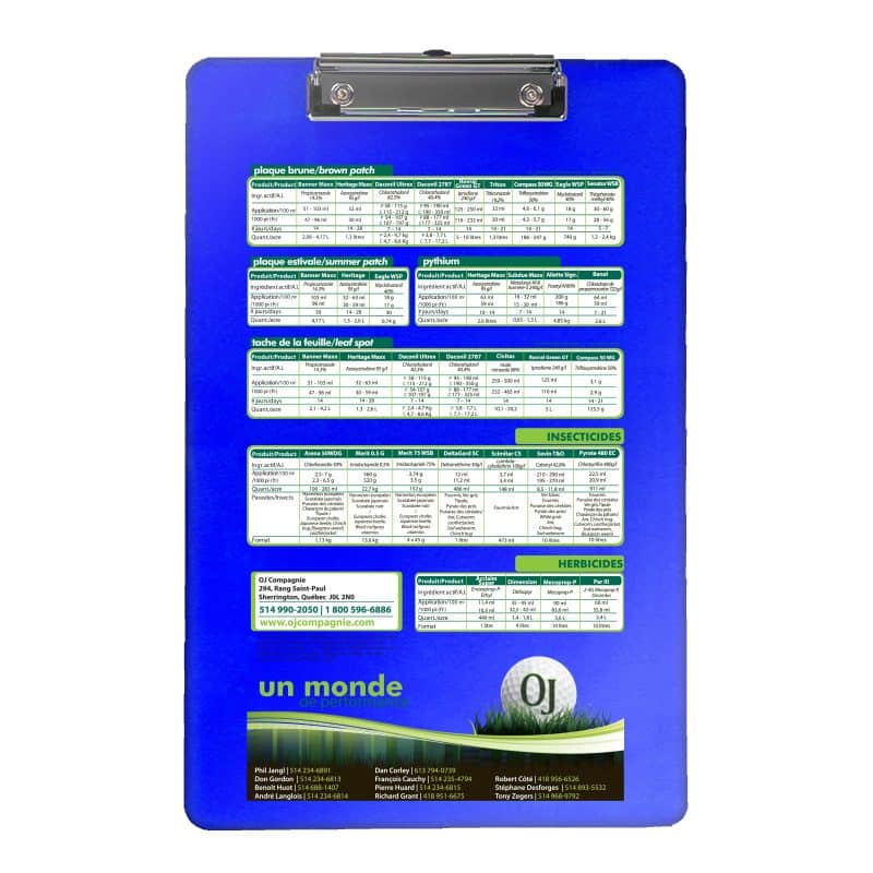 Custom Garyline® Low-Profile Clipboard - 1
