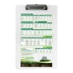Custom Garyline® Low-Profile Clipboard - 5
