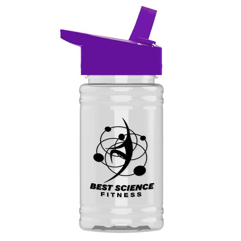 Custom Garyline® Mini Bottle with Flip-Straw Lid - 16 oz. - 8