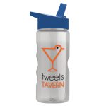 Custom Garyline® Mini Mountain Tritan® Bottle with Flip-Straw Lid - 22 oz. - 1