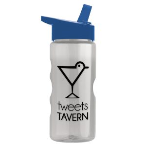Custom Garyline® Mini Mountain Tritan® Bottle with Flip-Straw Lid - 22 oz.