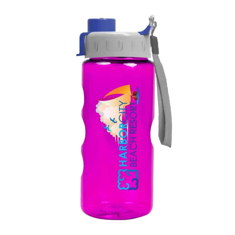 Custom Garyline® Mini Mountain Tritan® Bottle with Quick-Snap Lid - 22 oz. - 3