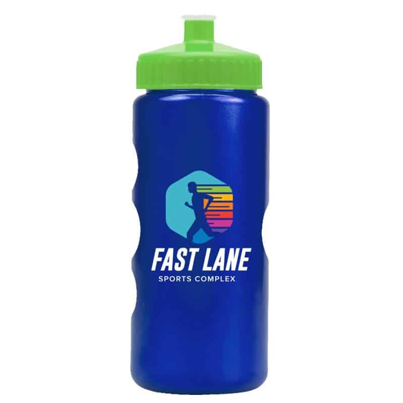 Custom Garyline® Mini Peak Tritan® Metallike Bottle with Push-Pull Lid - 22 oz. - 5