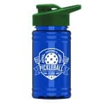 Custom Garyline® Mini RPET Bottle with Drink-Thru Lid - 16 oz. - 4