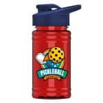 Custom Garyline® Mini RPET Bottle with Drink-Thru Lid - 16 oz. - 8