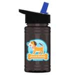 Custom Garyline® Mini RPET Bottle with Flip-Straw Lid - 16 oz. - 3