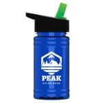 Custom Garyline® Mini RPET Bottle with Flip-Straw Lid - 16 oz. - 5
