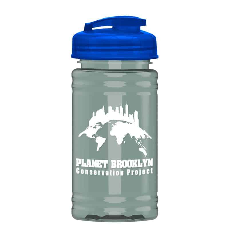 Custom Garyline® Mini RPET Bottle with Flip-Top Lid - 16 oz. - 1