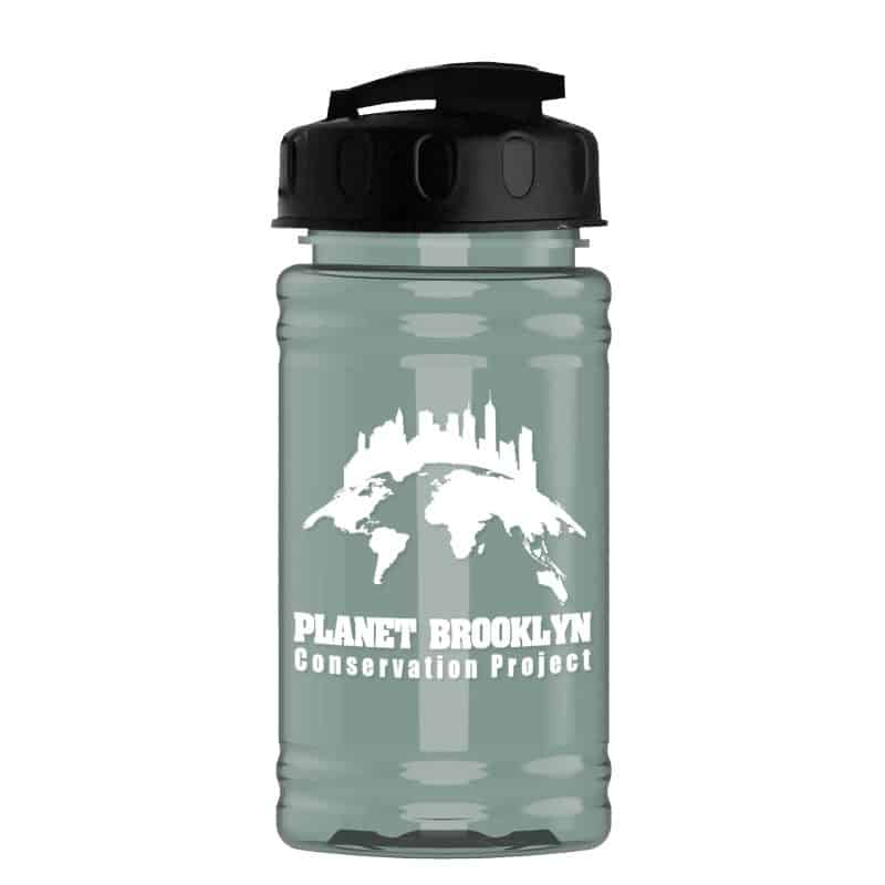 Custom Garyline® Mini RPET Bottle with Flip-Top Lid - 16 oz.