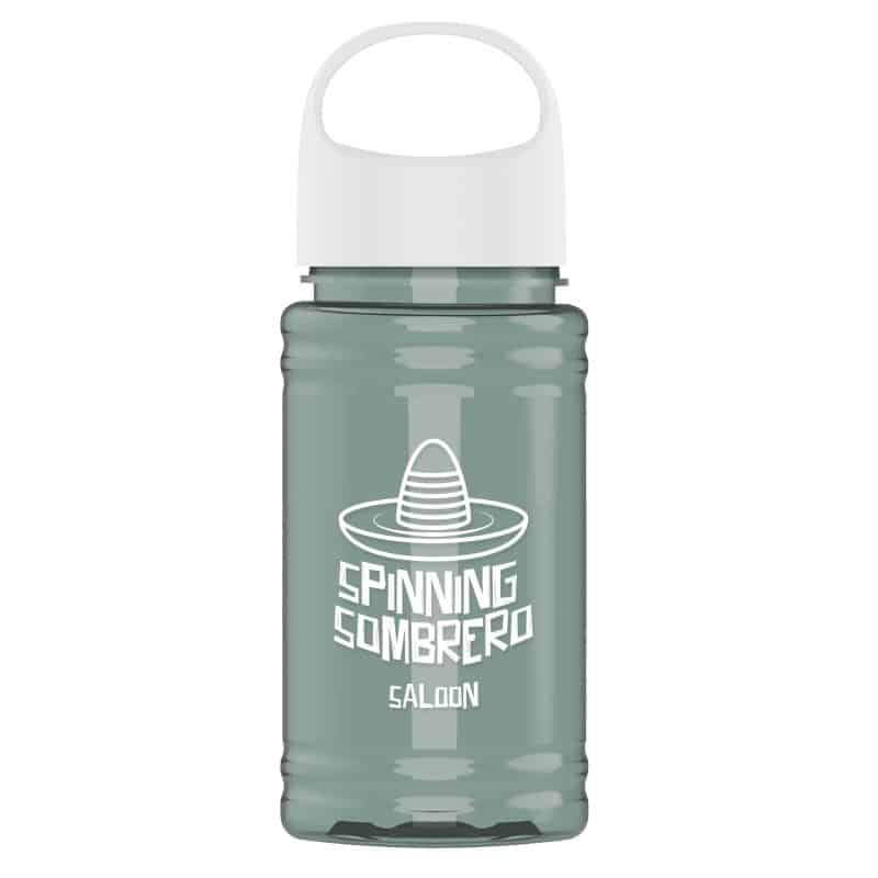 Custom Garyline® Mini RPET Bottle with Oval Crest Lid - 16 oz. - 1