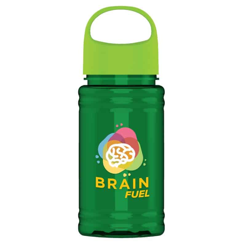 Custom Garyline® Mini RPET Bottle with Oval Crest Lid - 16 oz. - 4
