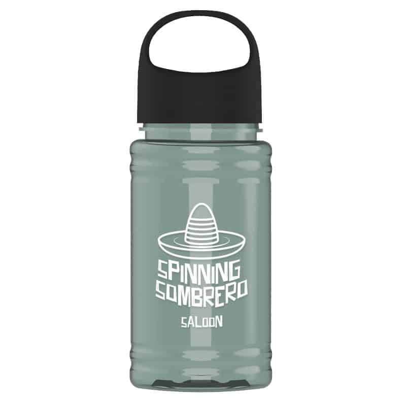 Custom Garyline® Mini RPET Bottle with Oval Crest Lid - 16 oz.