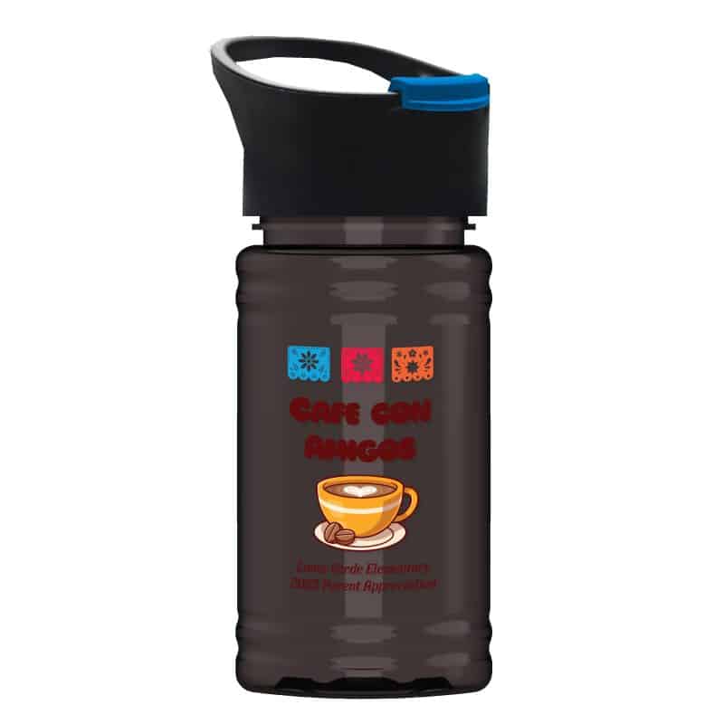 Custom Garyline® Mini RPET Bottle with Pop-Up Lid - 16 oz. - 1
