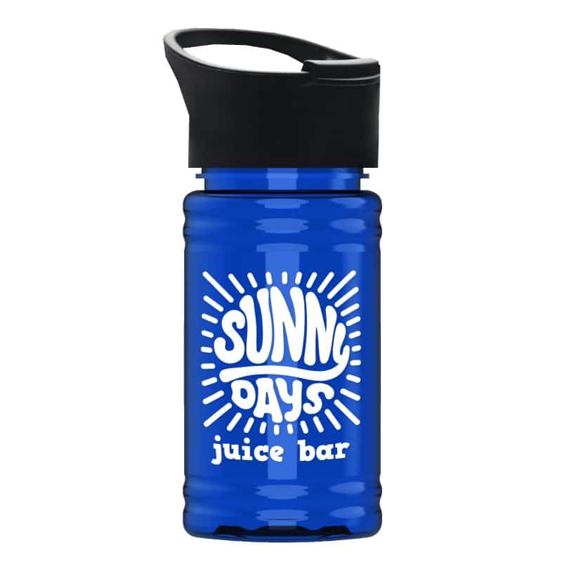 Custom Garyline® Mini RPET Bottle with Pop-Up Lid - 16 oz. - 2