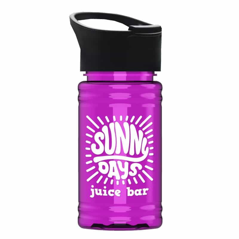 Custom Garyline® Mini RPET Bottle with Pop-Up Lid - 16 oz. - 4