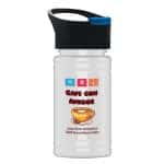 Custom Garyline® Mini RPET Bottle with Pop-Up Lid - 16 oz. - 7