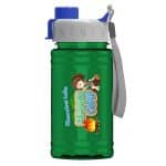 Custom Garyline® Mini RPET Bottle with Quick-Snap Lid - 16 oz. - 3