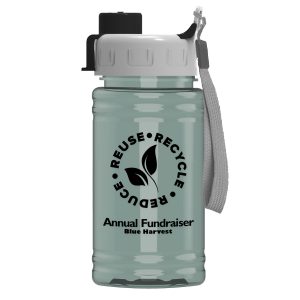 Custom Garyline® Mini RPET Bottle with Quick-Snap Lid - 16 oz.