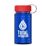 Custom Garyline® Mini RPET Bottle with Tethered Lid - 16 oz. - 2