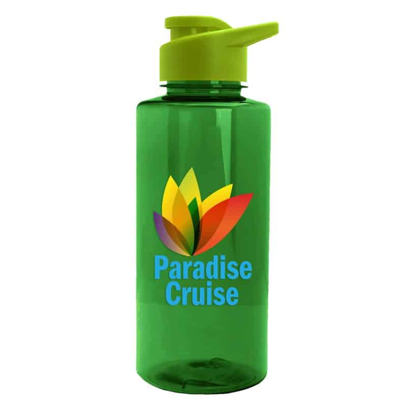 Custom Garyline® Mountaineer Tritan® Bottle with Drink-Thru Lid - 36 oz. - 5