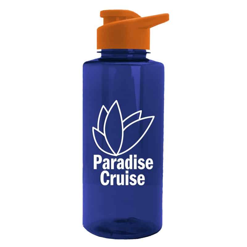 Custom Garyline® Mountaineer Tritan® Bottle with Drink-Thru Lid - 36 oz. - 6