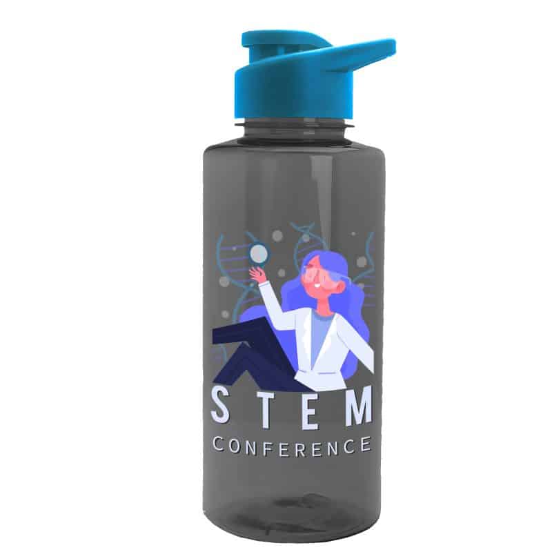 Custom Garyline® Mountaineer Tritan® Renew Bottle with Drink-Thru Lid - 36 oz. - 2