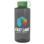 Custom Garyline® Mountaineer Tritan® Renew Bottle with Tethered Lid - 36 oz. - 1
