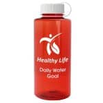 Custom Garyline® Mountaineer Tritan® Renew Bottle with Tethered Lid - 36 oz. - 4