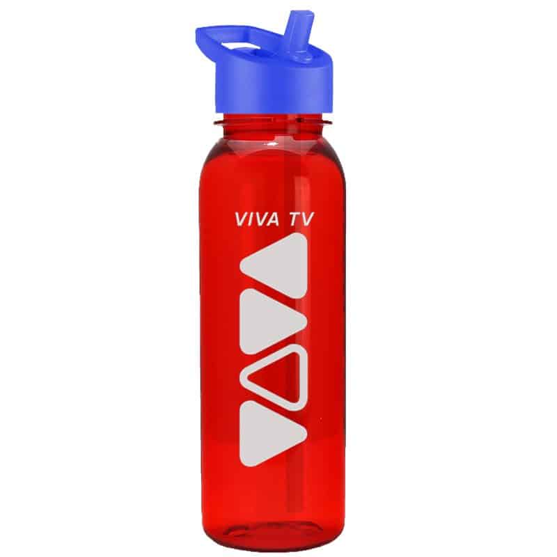 Custom Garyline® Outdoorsman Tritan® Bottle with Flip-Straw Lid - 24 oz. - 6