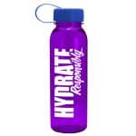 Custom Garyline® Outdoorsman Tritan® Renew Bottle with Tethered Lid - 24 oz. - 8
