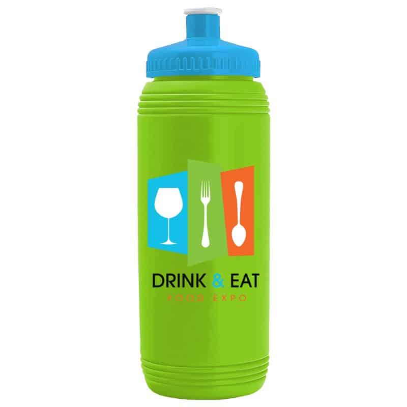 Custom Garyline® Pint Sport Bottle with Push-Pull Lid - 16 oz. - 3