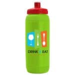 Custom Garyline® Pint Sport Bottle with Push-Pull Lid - 16 oz. - 4
