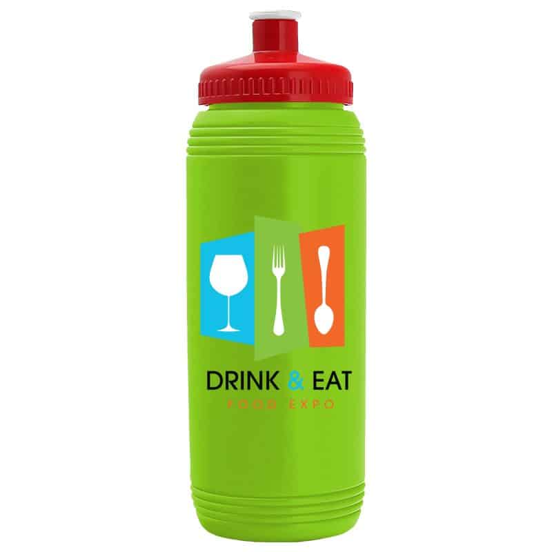 Custom Garyline® Pint Sport Bottle with Push-Pull Lid - 16 oz. - 4