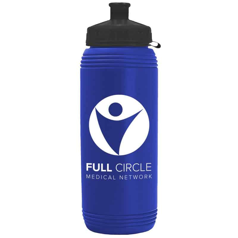 Custom Garyline® Pint Sport Bottle with Tethered Push-Pull Lid - 16 oz. - 4