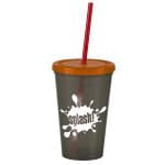 Custom Garyline® Pioneer Insulated Tumbler with Straw - 16 oz. - 3