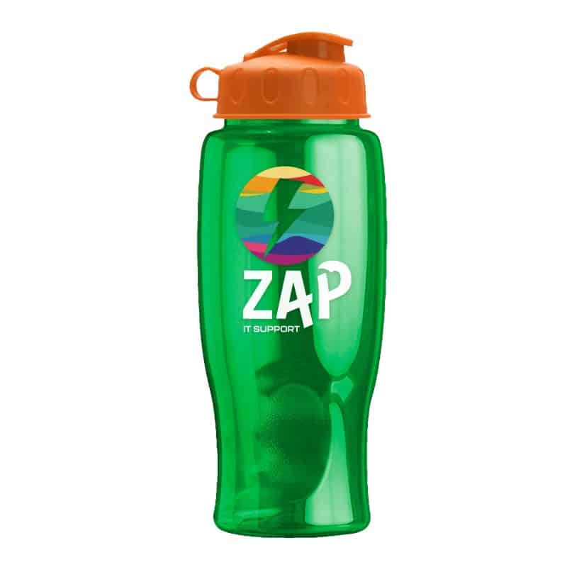 Custom Garyline® Poly+ Bottle with Flip Lid - 27 oz. - 3