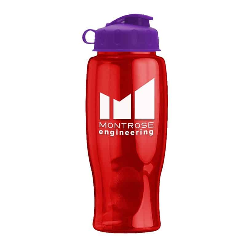 Custom Garyline® Poly+ Bottle with Flip Lid - 27 oz. - 6