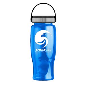 Custom Garyline® Poly+ Bottle with Grip Lid - 27 oz. - 2