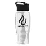 Custom Garyline® Poly+ Bottle with Pop-Up Lid - 27 oz.