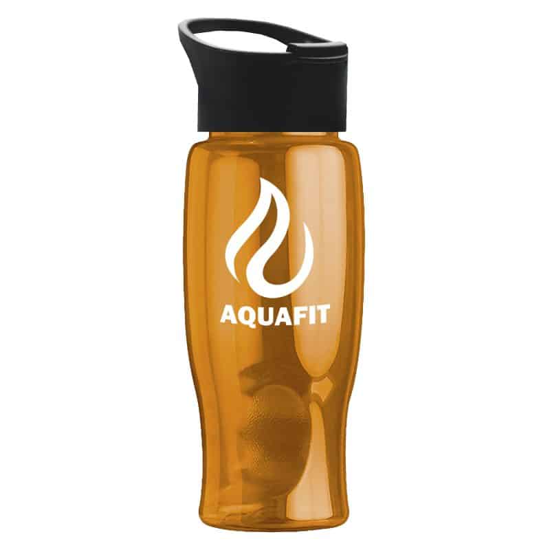 Custom Garyline® Poly+ Bottle with Pop-Up Lid - 27 oz. - 4