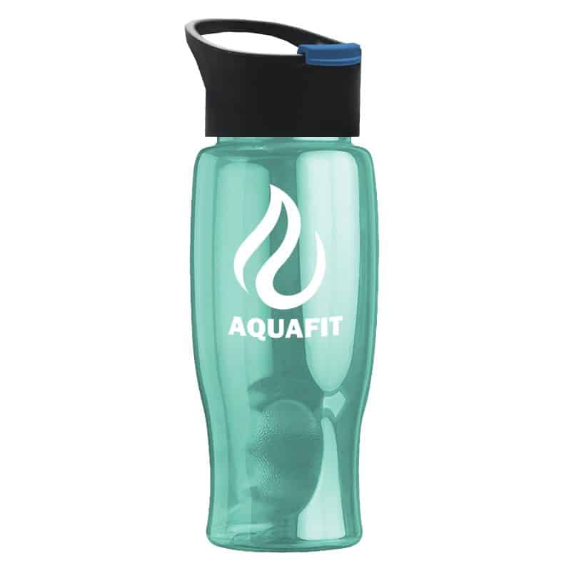 Custom Garyline® Poly+ Bottle with Pop-Up Lid - 27 oz. - 7