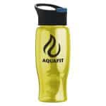 Custom Garyline® Poly+ Bottle with Pop-Up Lid - 27 oz. - 9