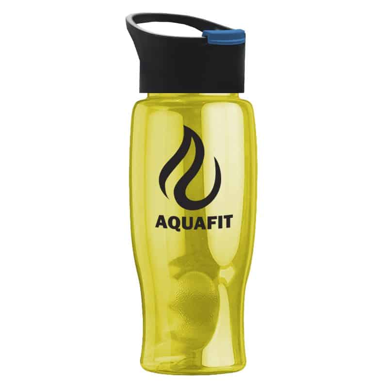 Custom Garyline® Poly+ Bottle with Pop-Up Lid - 27 oz. - 9