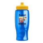 Custom Garyline® Poly+ Bottle with Push-Pull Lid - 27 oz. - 5